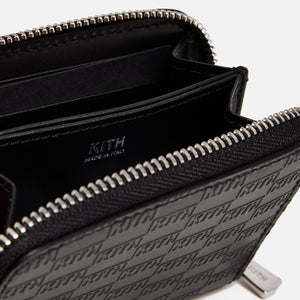 Zip Around Wallet-Black