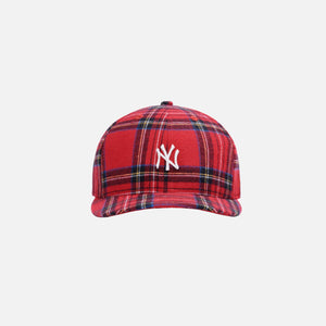 Yankees Plaid New Era- Red Multi