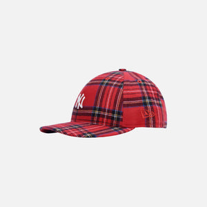 Yankees Plaid New Era- Red Multi