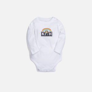 Kith X Lucky Charms Baby Box Logo Ls Onesie- White